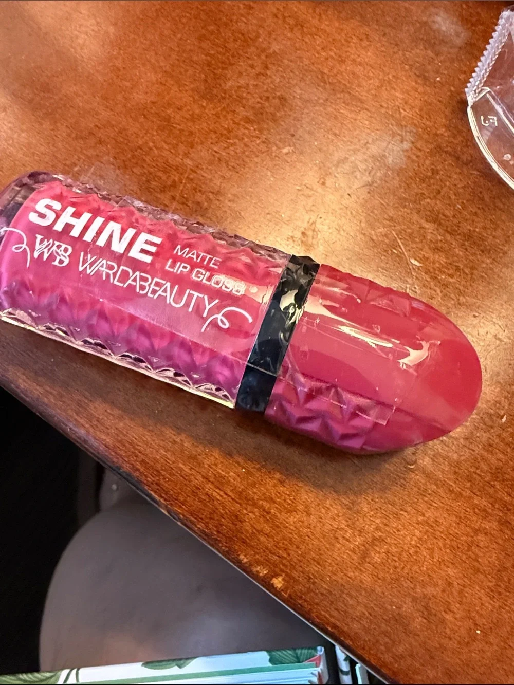 SHINE Matte Lip Gloss by Wardabeauty — Vibrant Pink
